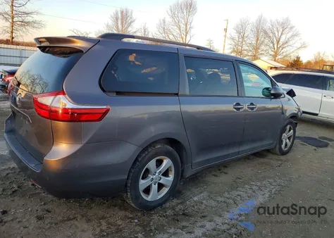 2016 Toyota Sienna Le from USA, damaged, VIN 5TDKK3DC0GS694608